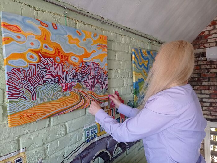 My Art Exhibition In The Frontline City Of Dnipro, Ukraine My Art Exhibition In The Frontline City Of Dnipro, Ukraine