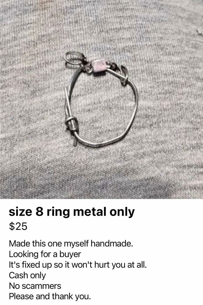 "Fixed Up So It Won't Hurt You At All" Is What I'm Looking For In A Ring