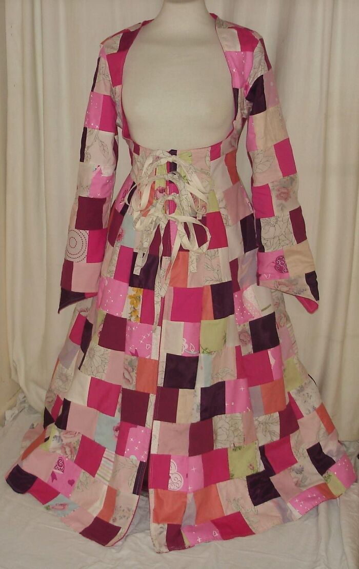 I Make Patchwork Coats From Recycled Fabrics (9 Pics)