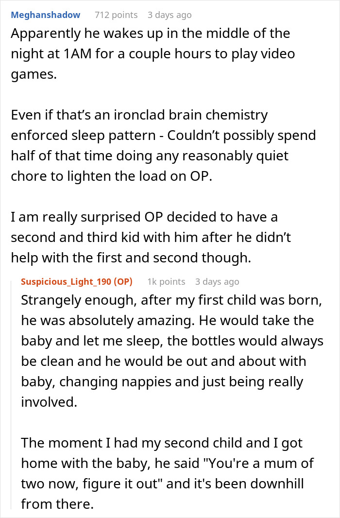 Husband Doesn't Want His Wife To Go On A Birthday Vacation Alone, Calls Her "Selfish" For Wanting Him To Stay With The Kids Husband Doesn't Want His Wife To Go On A Birthday Vacation Alone, Calls Her "Selfish" For Wanting Him To Stay With The Kids