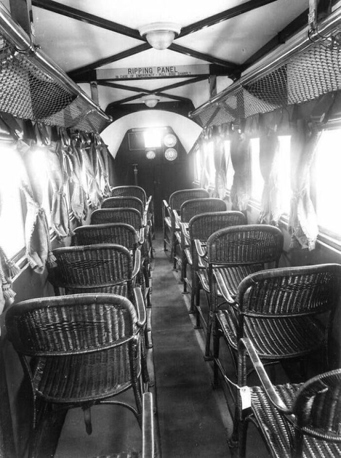 The Interior Of Imperial Airlines Airplane - 1936