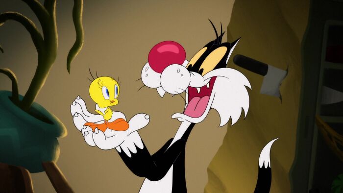 Scene from "Looney Tunes" cartoon