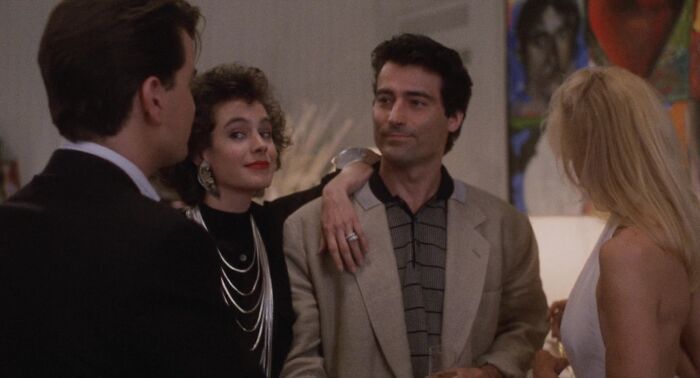 Kate wearing black dress 