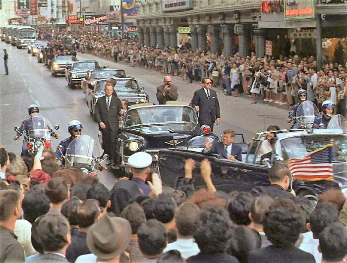 President John F Kennedy Visitng Austin Texas In The Early 60s