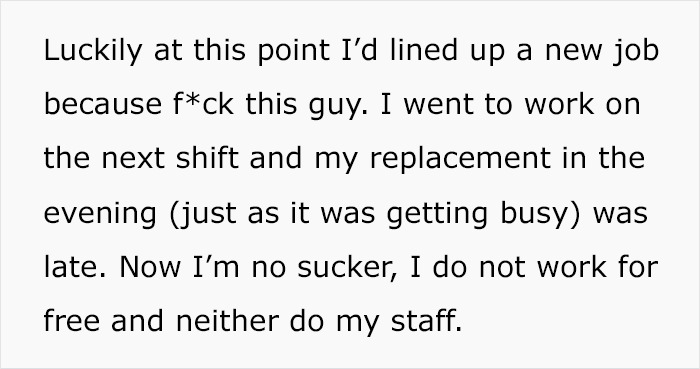 Boss Decides To Stop Paying His Employees, Regrets It After Everyone Quits And His Pub Shuts Down Boss Decides To Stop Paying His Employees, Regrets It After Everyone Quits And His Pub Shuts Down