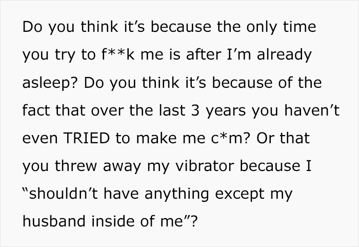 Woman Lists All The Reasons She Doesn't Want To Have Sex With Her Husband After She Catches Him Complaining, And Every Man Needs To Read This Woman Lists All The Reasons She Doesn't Want To Have Sex With Her Husband After She Catches Him Complaining, And Every Man Needs To Read This
