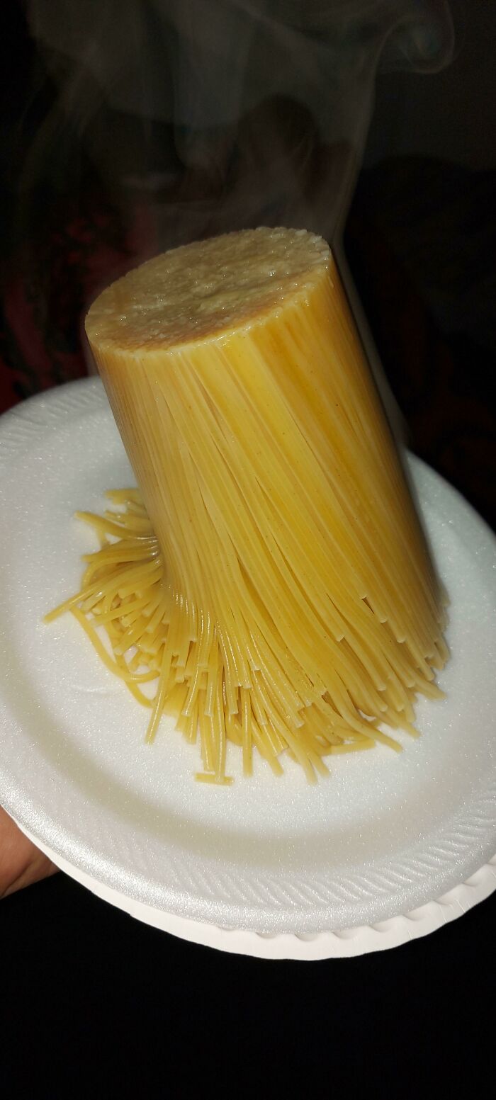 My Wife Tried Making Spaghetti In A Cup