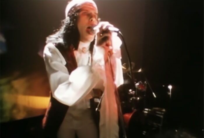 She Sells Sanctuary music video scene 