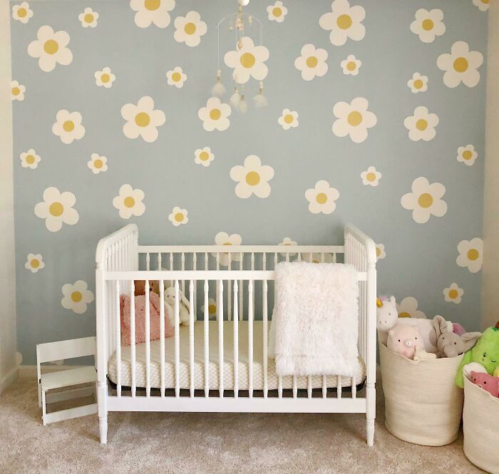 chamomiles on the wall 