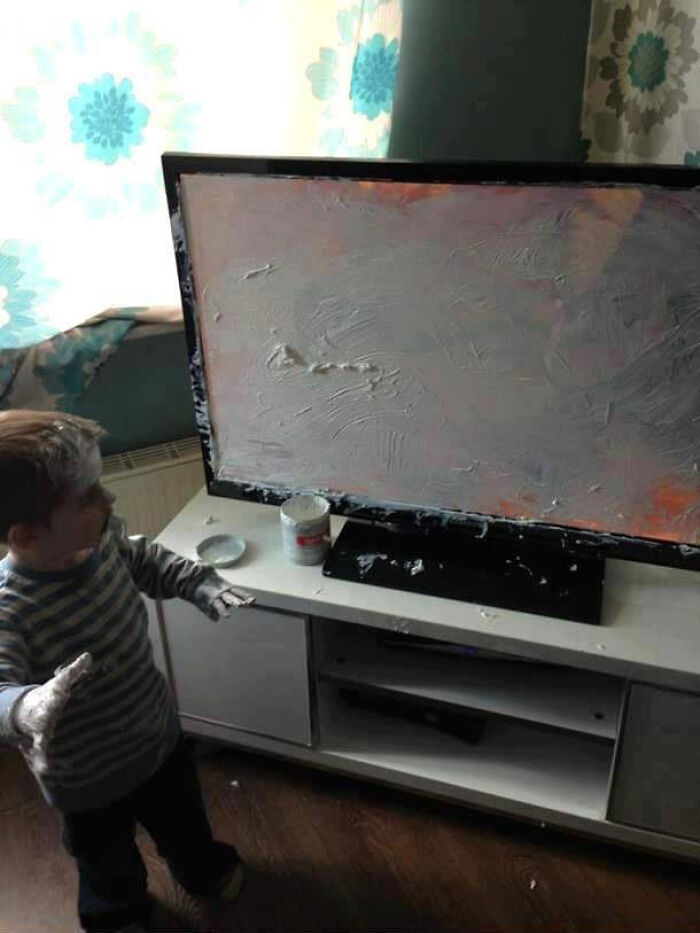 Let's Paint The TV! Great Idea