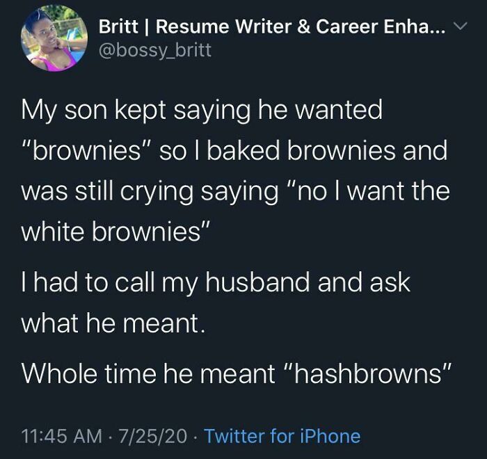 White Brownies