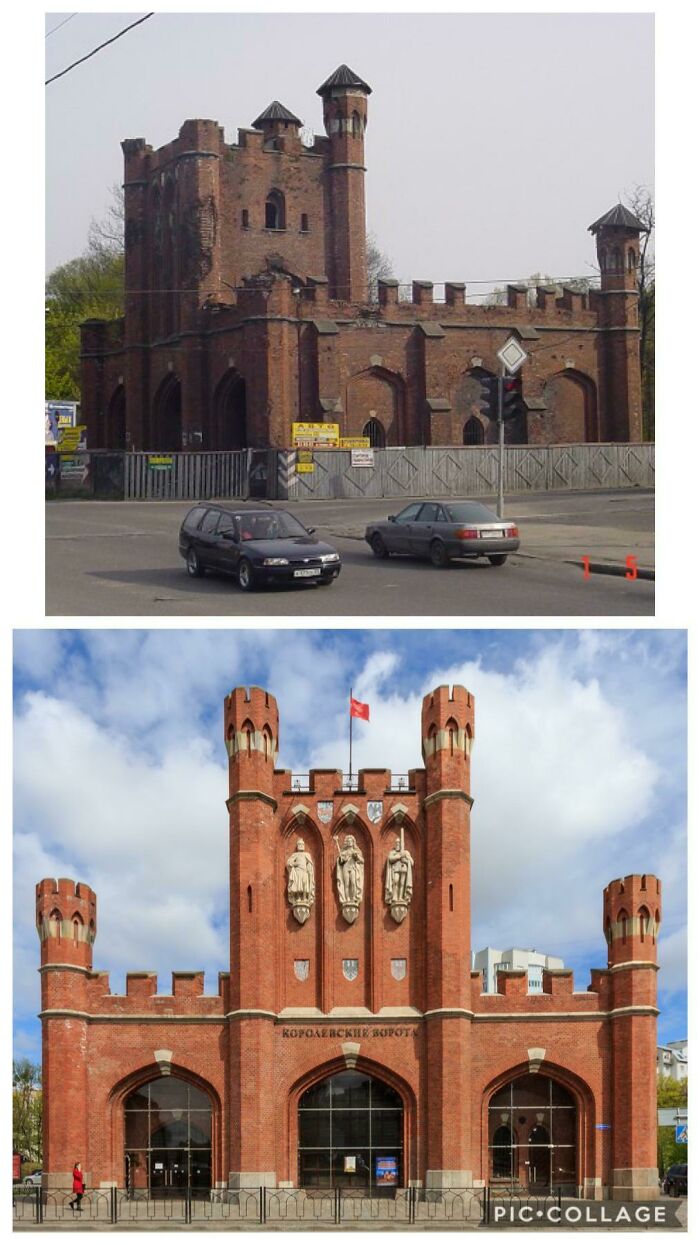 Kings Gate, Kaliningrad. Built In 1765, Redesigned By Friedrich August Stüler In 1865, Damaged During Ww2 And Restored In 2005!