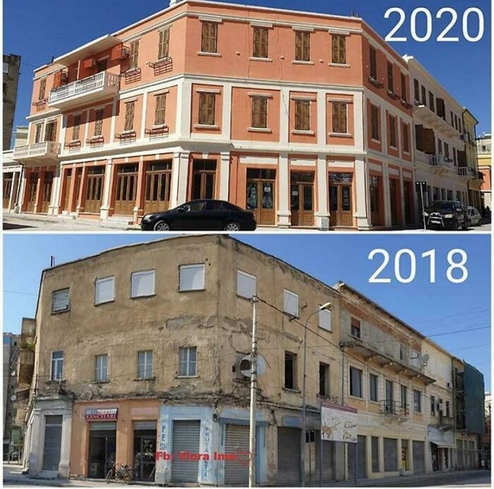Restoration In The Old Town Of Vlore, Albania