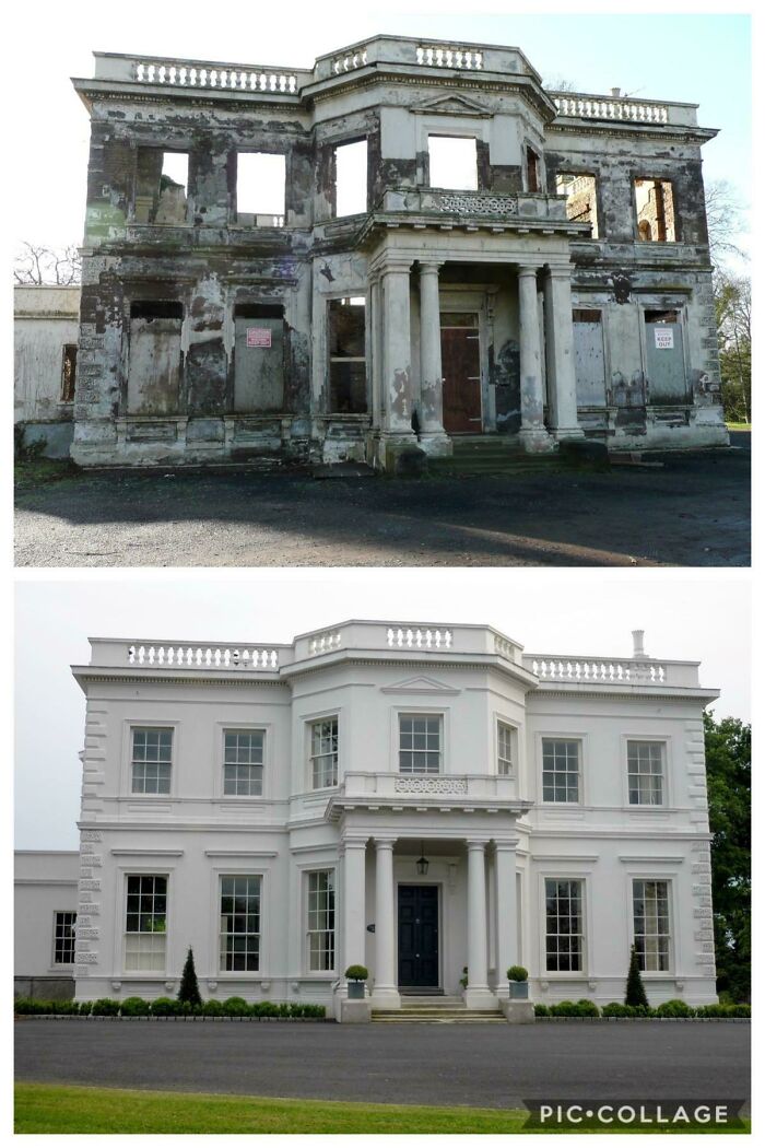 Eglantine House, Hillsborough, Northern Ireland. Built In 1800, Burnt Down In 1990 And Restored In 2018