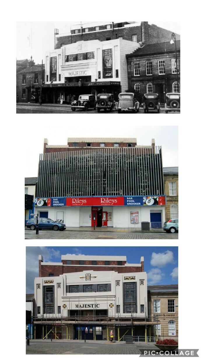 Majestic Theatre, Darlington, United Kingdom. Built In 1932, Covered During The 60s And Restored In 2014