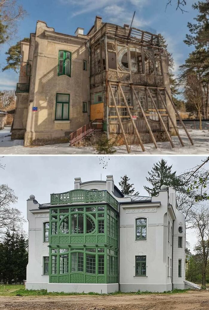 Villa "Anna" In Konstancin-Jeziorna Near Warsaw, Poland. Built In 1904 And Renovated In 2021