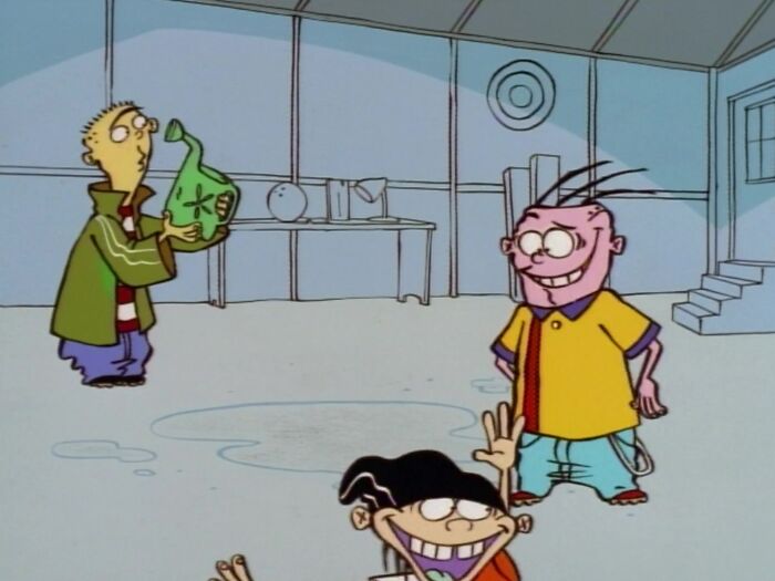 Scene from "Ed, Edd n Eddy" cartoon
