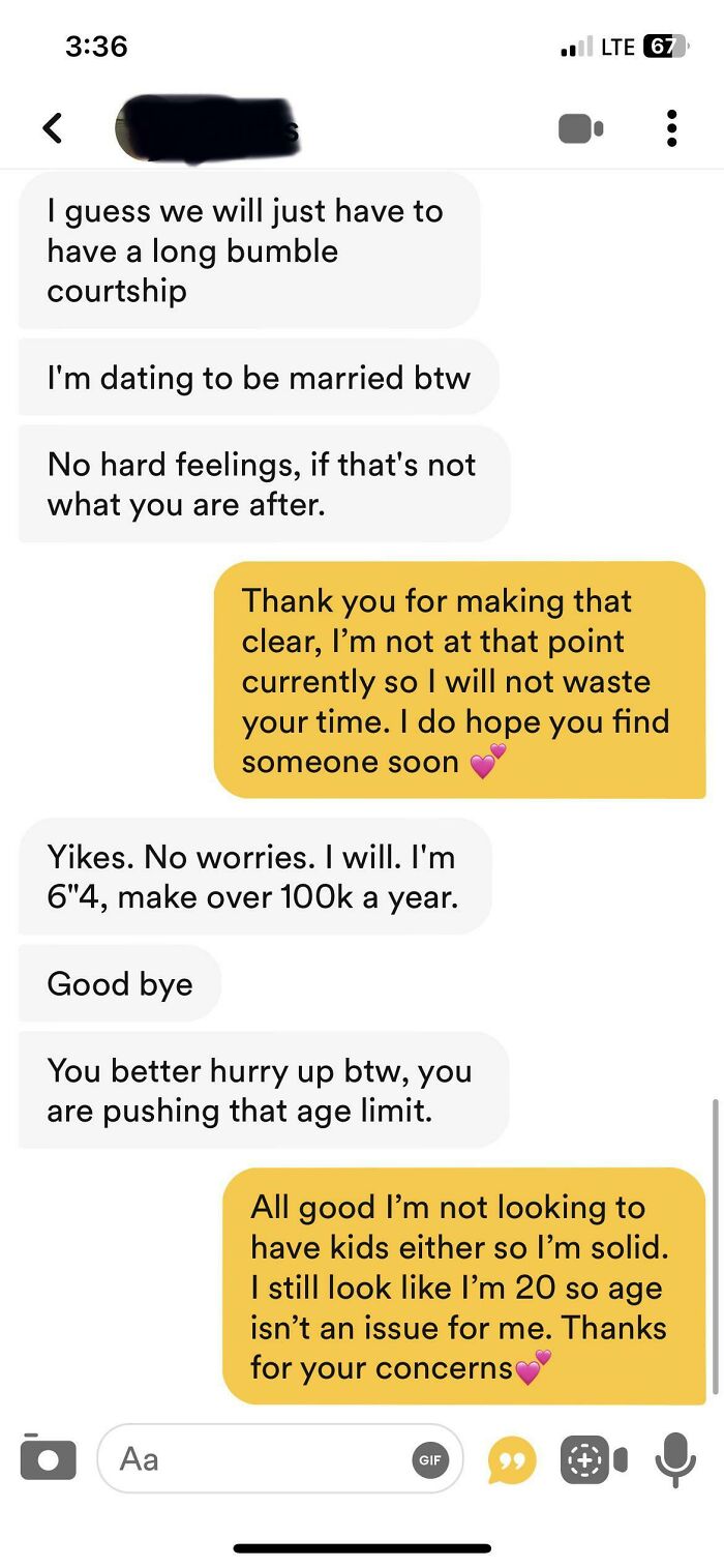 I Like How He Went From No Hard Feelings To I’m Pushing The Age Limit