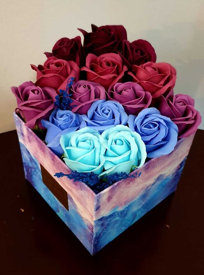Gift For My Mother Who Is A Nurse. Flowers Made Of Soap