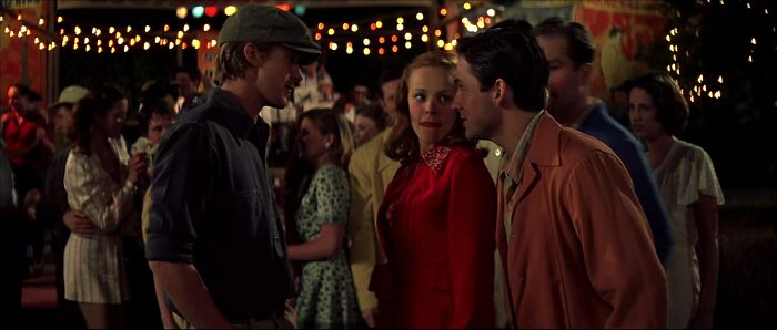 Noah and Allie in the amusement park