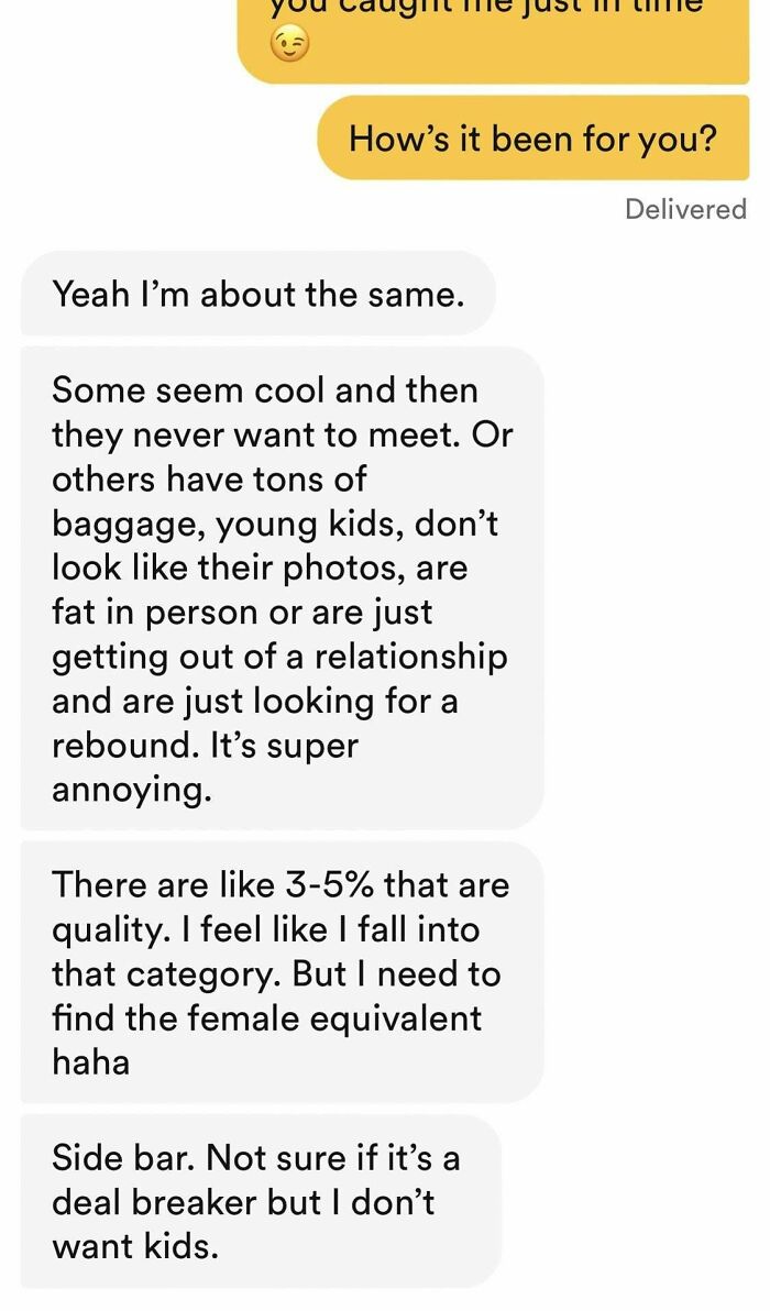 He Asked How I Liked The App, I Told Him It Was Frustrating….then He Became Another Example As To Why