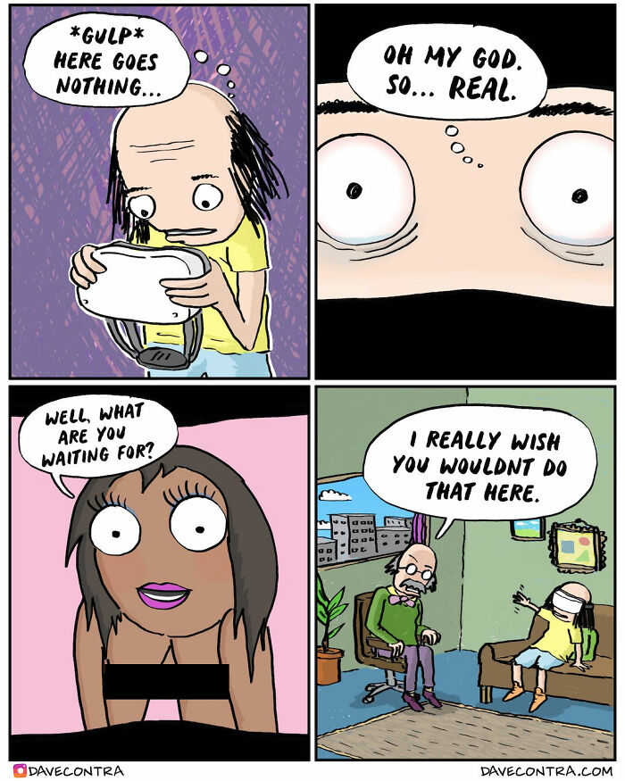 New Whimsically Dark Comics By Dave Contra That You Won’t Believe Your Eyes