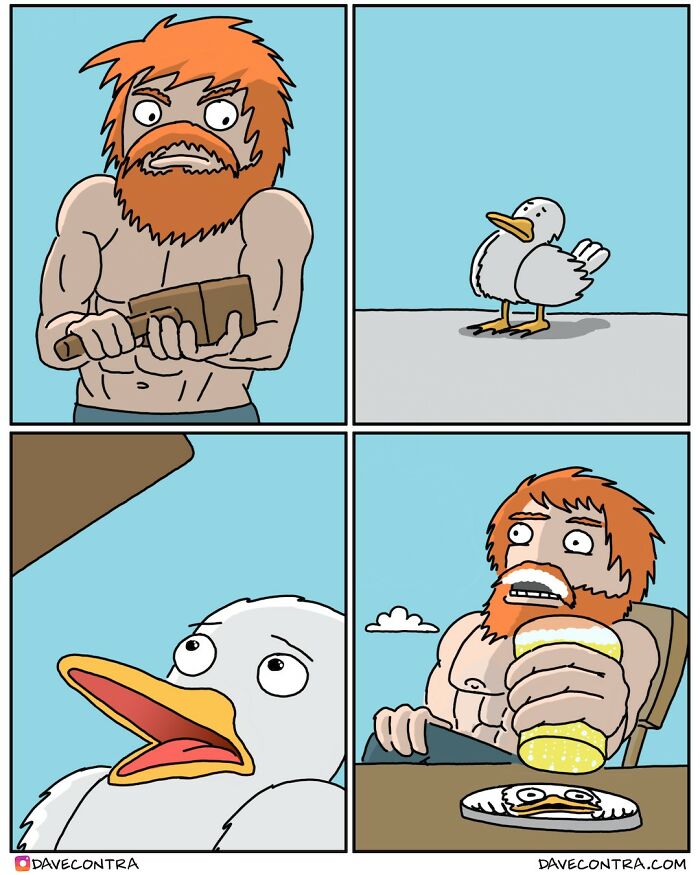 New Whimsically Dark Comics By Dave Contra That You Won’t Believe Your Eyes