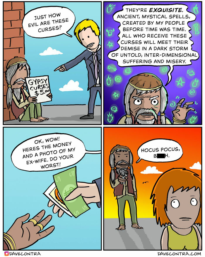 New Whimsically Dark Comics By Dave Contra That You Won’t Believe Your Eyes