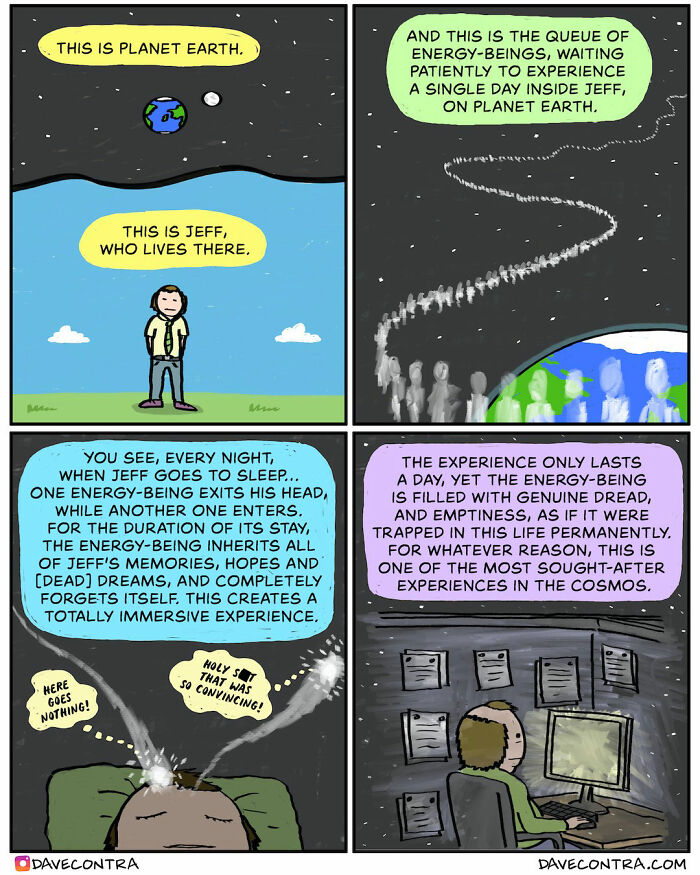 New Whimsically Dark Comics By Dave Contra That You Won’t Believe Your Eyes