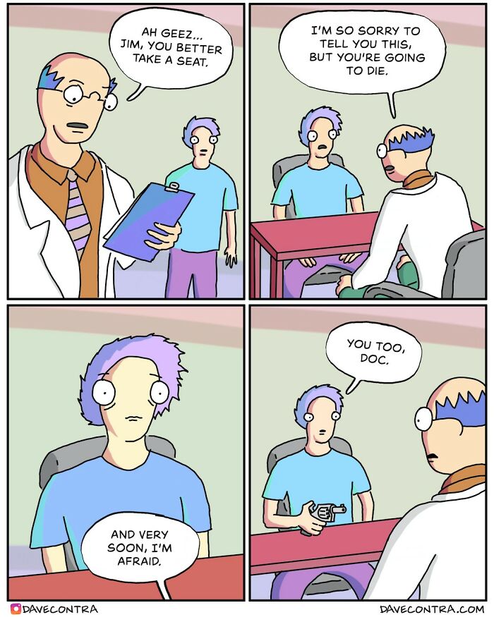 New Whimsically Dark Comics By Dave Contra That You Won’t Believe Your Eyes