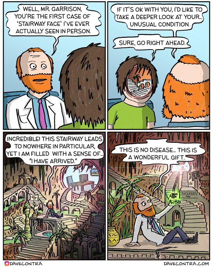 New Whimsically Dark Comics By Dave Contra That You Won’t Believe Your Eyes