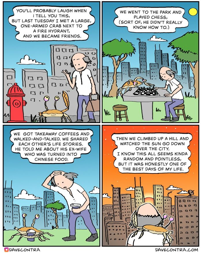 New Whimsically Dark Comics By Dave Contra That You Won’t Believe Your Eyes