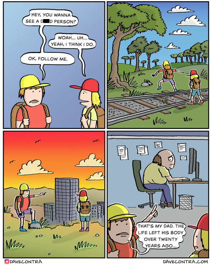 New Whimsically Dark Comics By Dave Contra That You Won’t Believe Your Eyes