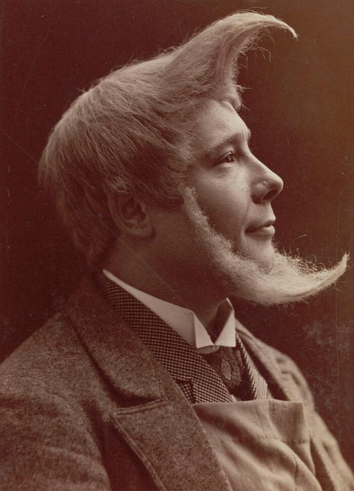 A 'Man In The Moon' Hair-Beard Combo, 1895