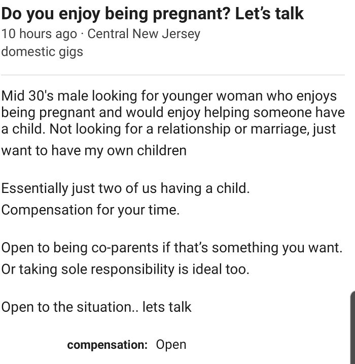 Title: "Do You Enjoy Being Pregnant?" Yikes