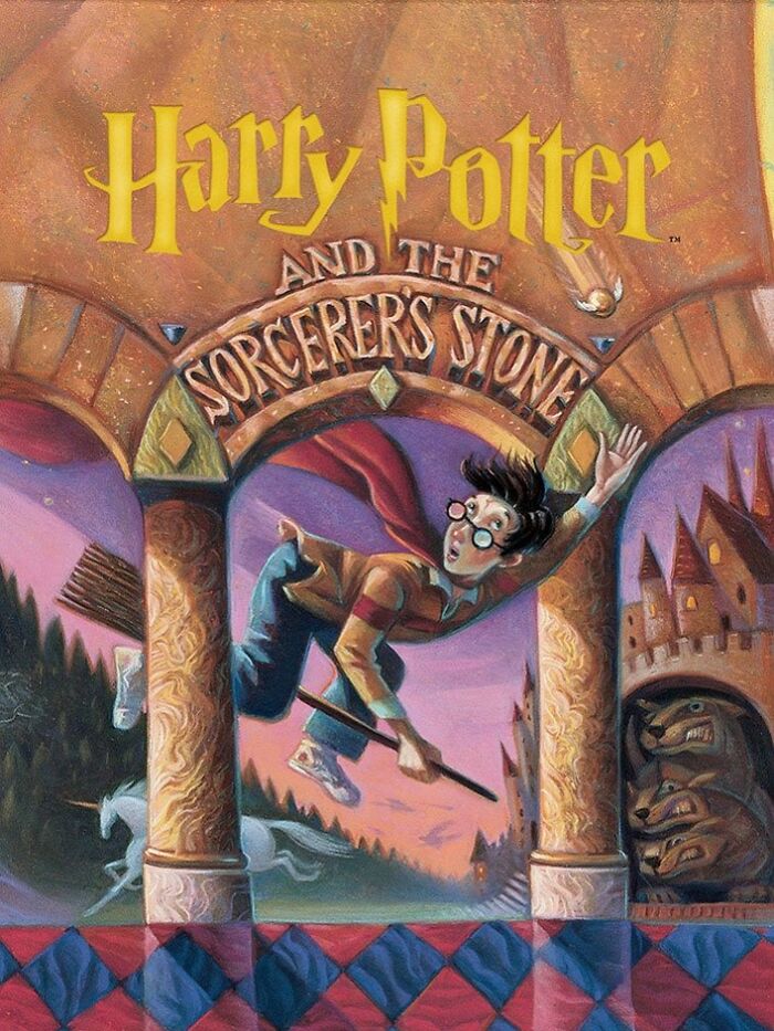 Harry Potter And The Sorcerer's Stone book cover 