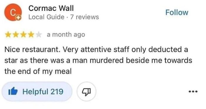 I'll Only Deduct One Star