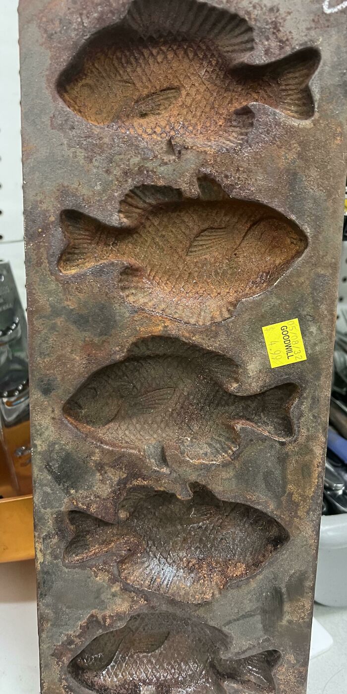 Lodge Cast Iron Fish Mold Pan