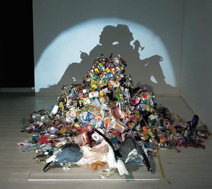 Shadow Sculpture Made From Trash By Tim Noble And Sue Webster