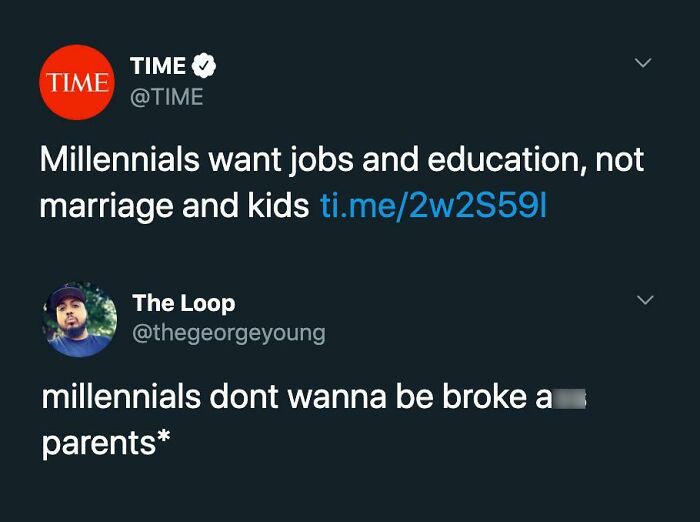 Millennials Don’t Want A Poor Family