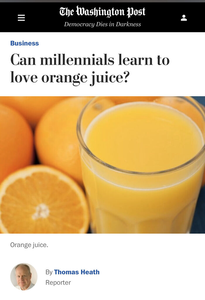 First Millennials Killed Milk And Now This