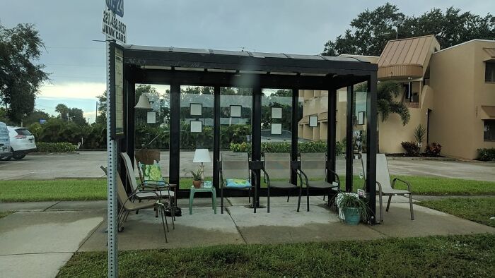 Bus Stop Living Room In Melbourne, Florida