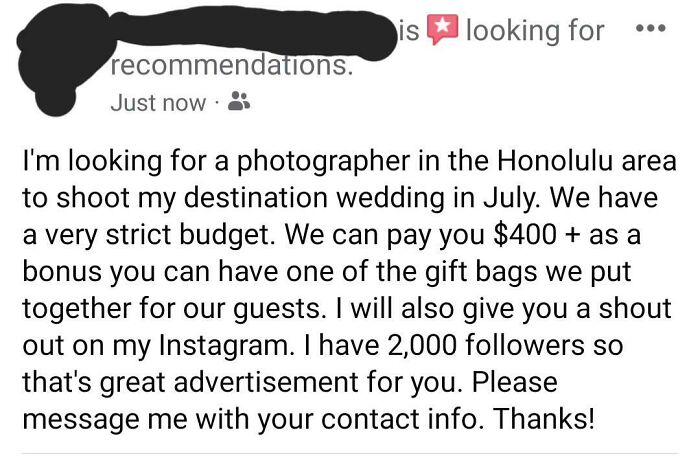 Paying Peanuts For A Destination Wedding Photo Shoot