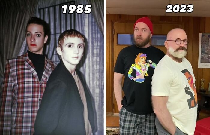 Gay Couple Recreates 30 Photos From The '80s And '90s, And The Internet Is Going Crazy