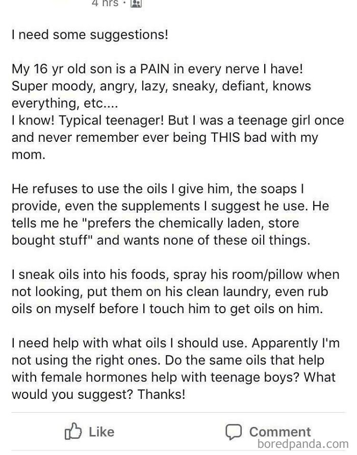Apparently I’m Not Using The Right Essential Oils