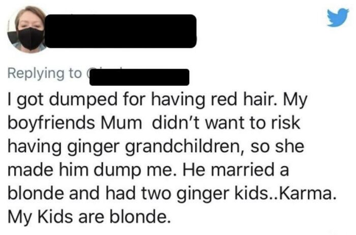 Dumped For Having Red Hair