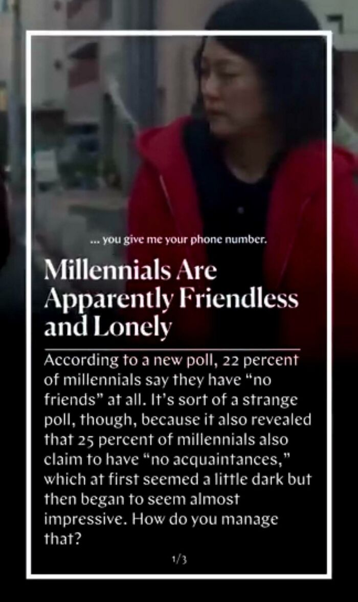 This Just In: Millennials Are Killing The Friend Industry