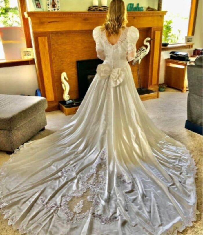 The Dress That Doubles As A Table Clothe, Bedspread And Curtains