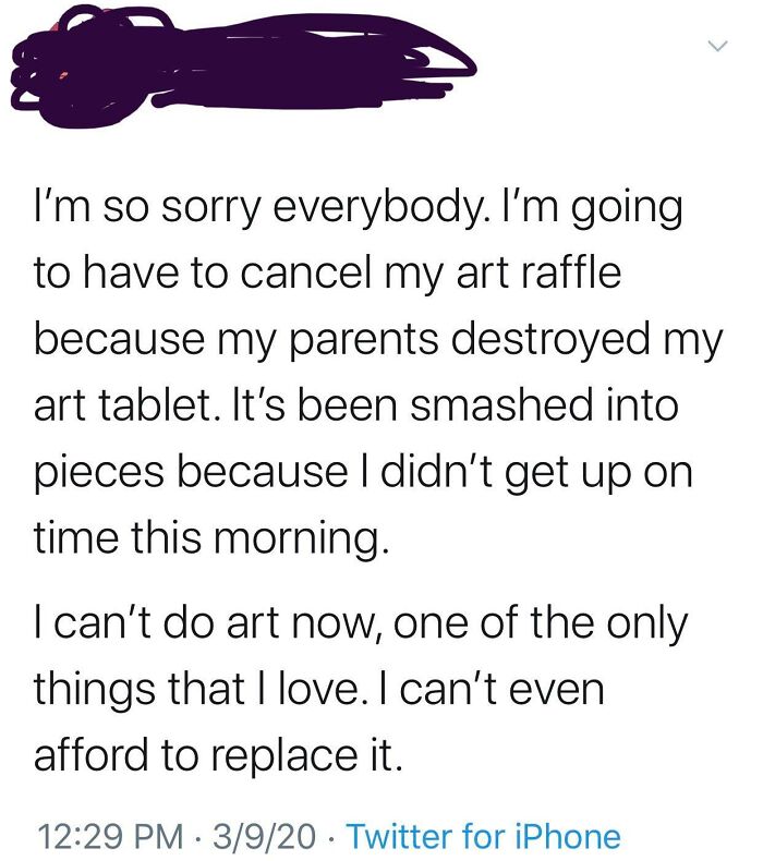 Insane Parents Destroy Their Child’s Art Tablet For... Not Getting Up On Time