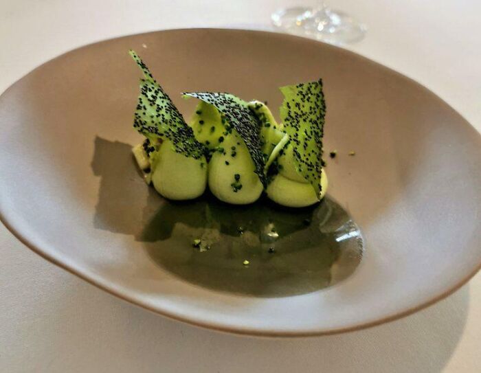 The Green Green Green Signature Dish At Sorrell, Dorking, UK (1 Michelin Star)